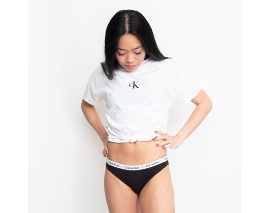 Balení 3 Dámských kalhotek Calvin Klein 3Pk Bikini QD3588E WZB Black & White