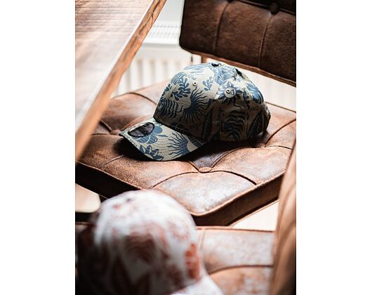 Kšiltovka New Era 9FORTY Hibiscus Print Strapback New Olive