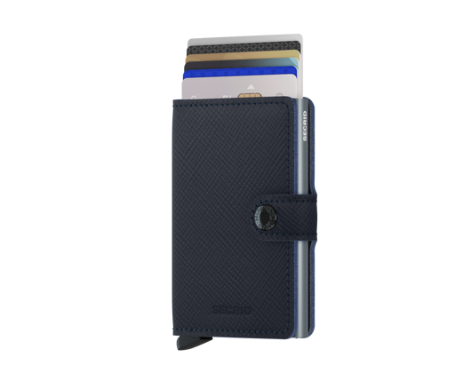 Peněženka Secrid Miniwallet Saffiano Navy