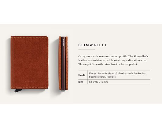 Peněženka Secrid Slimwallet Vintage Brown