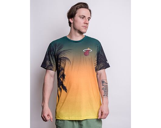 Triko New Era Summer City Tee Miami Heat All Over Print