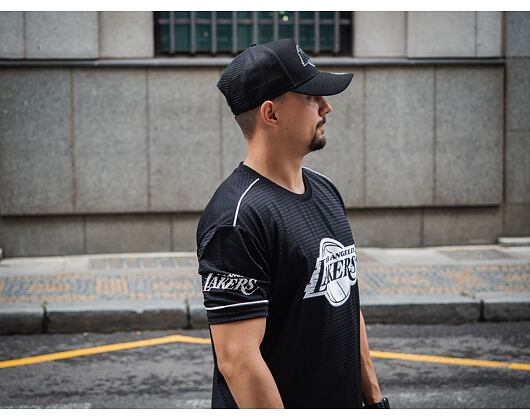 Triko New Era NBA Team Logo Oversized Los Angeles Lakers Black