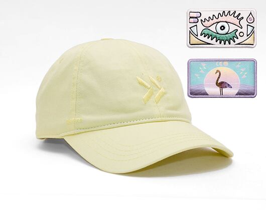 Kšiltovka Next Generation Dad Cap Inner Colors - Yellow