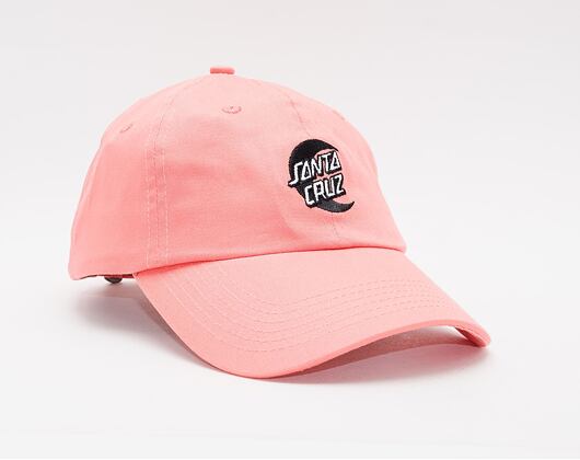 Kšiltovka Santa Cruz Moon Dot Mono Cap SCA-CAP-0263 S21 Salmon