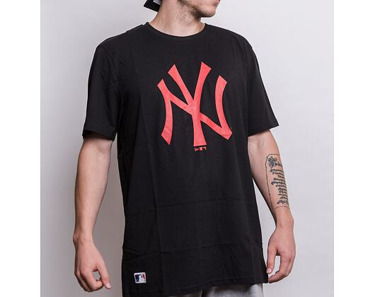 Triko New Era MLB Seasonal Team Logo Tee New York Yankees Black / Red