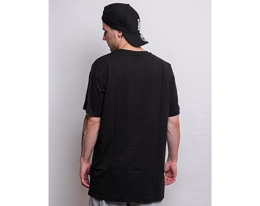 Triko New Era MLB Seasonal Team Logo Tee Los Angeles Dodgers Black / Biscuit