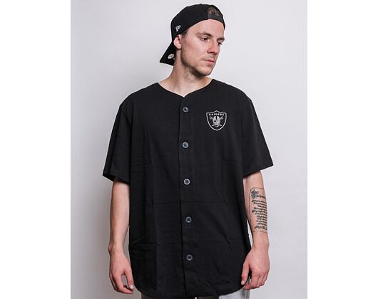 Triko New Era NFL Geometric Camo Baseball Jersey Las Vegas Raiders Black