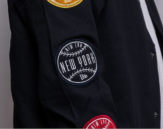 Bunda New Era Heritage Varsity Jacket Navy