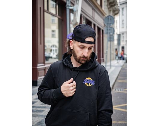 Mikina New Era NBA Neon Pull Over Hoody Los Angeles Lakers Black