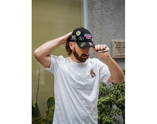 Triko New Era Minor League Heritage Patch Tee Ashville Tourists Off White