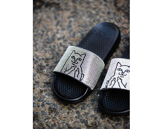 Pantofle RIP N DIP Lord Nermal Slides RND5024 Rhinestone Black
