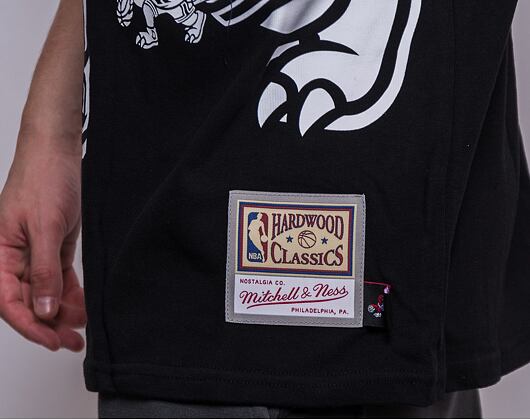 Triko Mitchell & Ness Toronto Raptors Big Face Tee 3.0 Black