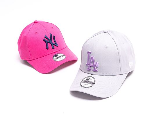 Dětská kšiltovka New Era 9FORTY Kids MLB Home League Essential Los Angeles Dodgers Strapback Dolphin