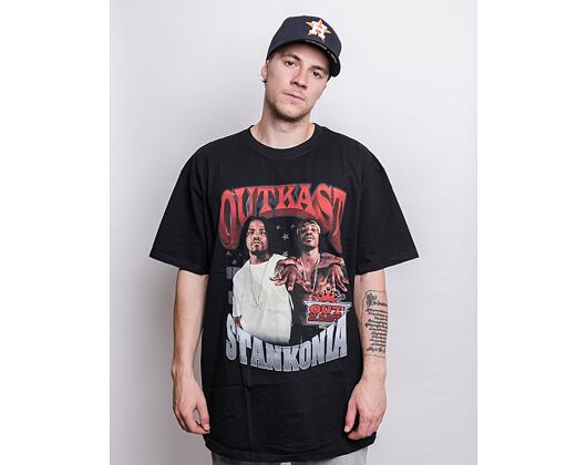 Triko Mister Tee Outkast - Stankonia Oversized Black MT1836