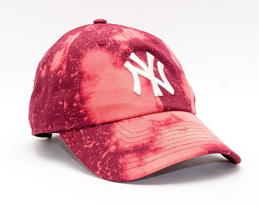 Kšiltovka New Era Casual classic MLB Wash Canvas New York Yankees Strapback Red