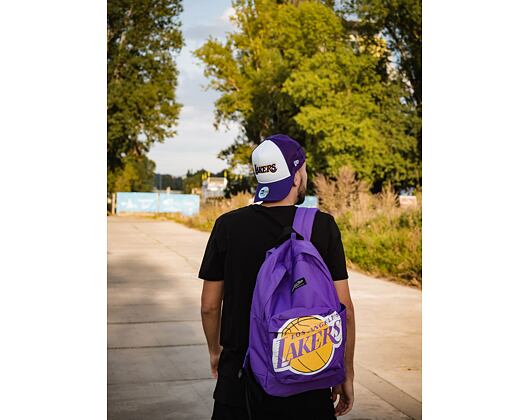 Batoh Mitchell & Ness Los Angeles Lakers Backpack Purple
