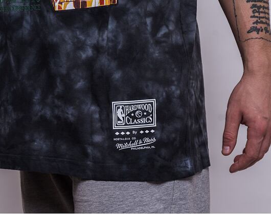 Triko Mitchell & Ness Champions Tie Dye Tee Boston Celtics Black