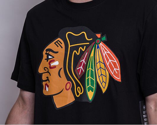 Triko '47 Brand NHL Chicago Blackhawks Imprint ’47 Echo Tee Jet Black