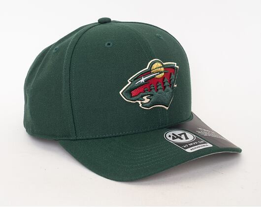 Kšiltovka 47 Brand Minnesota Wild Cold Zone ‘47 MVP DP Dark Green