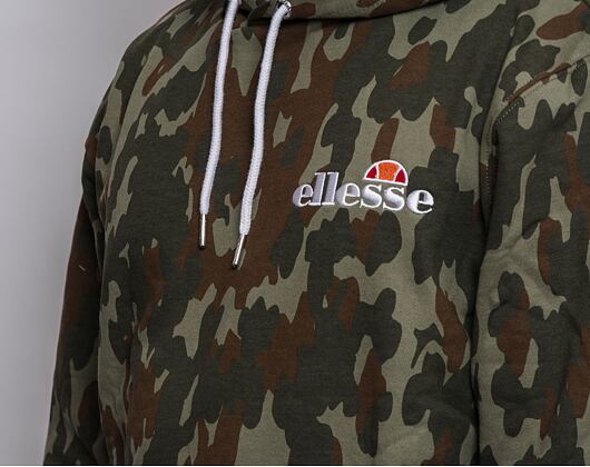 Mikina s kapucí Ellesse Primero Camo OH Hoody Khaki