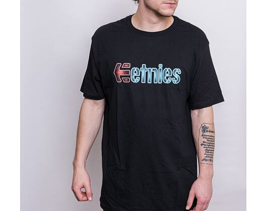 Triko ETNIES Neon Tee Black
