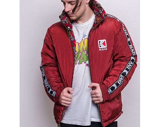 Bunda Karl Kani Retro Reversible Corduroy Puffer Jacket Multicolor