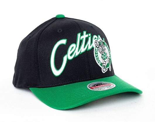 Kšiltovka Mitchell & Ness Boston Celtics Arched Script 2 Tone 110 Snapback Black / Green