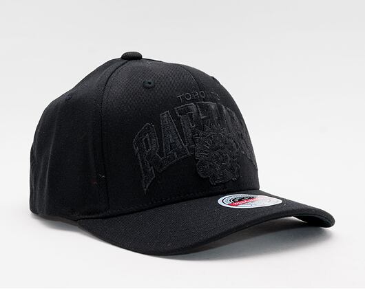 Kšiltovka Mitchell & Ness Toronto Raptors Black Out Arch 110 Snapback Black