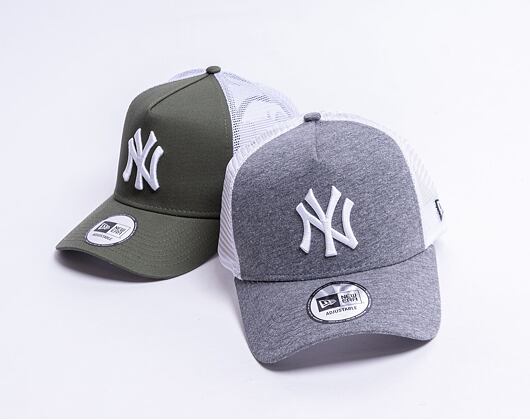 Kšiltovka New Era 9FORTY A-Frame Trucker MLB Jersey New York Yankees - Graphite / White