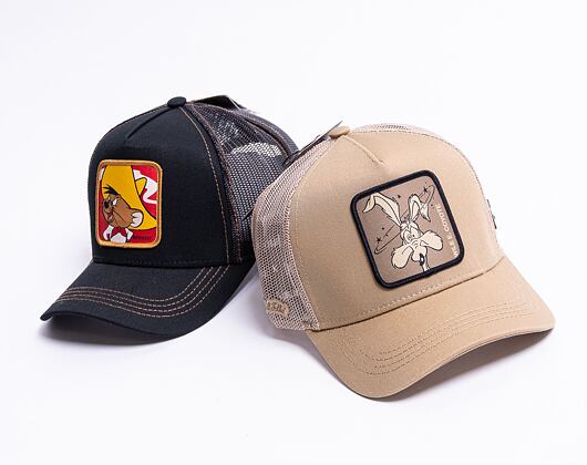 Kšiltovka Capslab Looney Tunes - Wile E. Coyote v.3 Trucker Sand