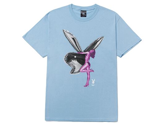 Triko HUF Playboy Bunny Balloon T-Shirt Light Blue