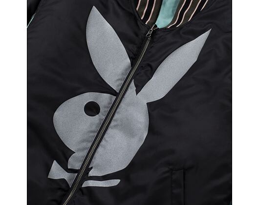 Oboustranná bunda HUF Playboy Reversible Bomber Black