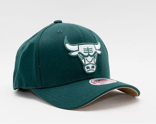 Kšiltovka Mitchell & Ness Chicago Bulls Moss And Sand Redline Stretch Snapback Green