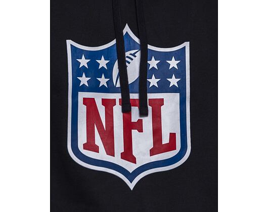 Mikina s kapucí New Era Essential NFL League Logo Pull-Over Hoody Black