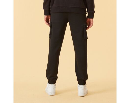 Tepláky New Era Utility Cargo Joggers Black / Bright Red
