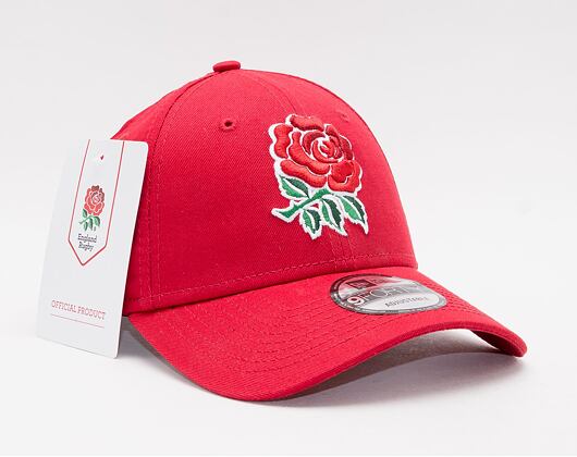Kšiltovka New Era 9FORTY Cotton Rugby Footbal Union Strapback Scarlet