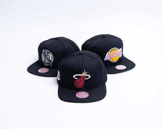 Kšiltovka Mitchell & Ness Top Spot Snapback HWC Miami Heat Black