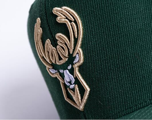 Kšiltovka Mitchell & Ness - NBA Team Ground 2.0 Snapback - Milwaukee Bucks - Green