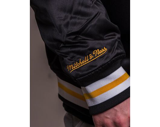 Bunda Mitchell & Ness Champ City Satin Jacket Los Angeles Lakers Black