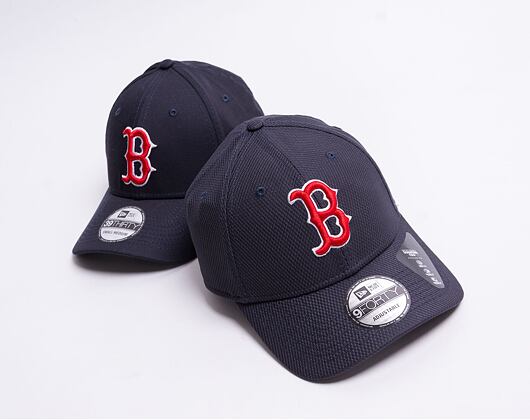 Kšiltovka New Era 39THIRTY League Essential Boston Red Sox Stretch Fit Navy/Red