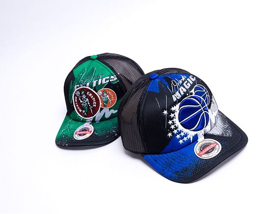Kšiltovka Mitchell & Ness Hyper Trucker Snapback HWC Orlando Magic Black