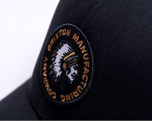 Kšiltovka Brixton Rival Stamp X MP Mesh Cap Black