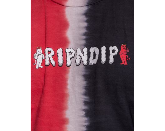Triko Rip N Dip Angel & Devil Tee Red/Black Split Dye RND9078