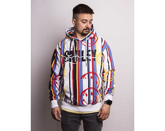 Mikina Karl Kani Signature Smiley Stripe Hoodie multicolor