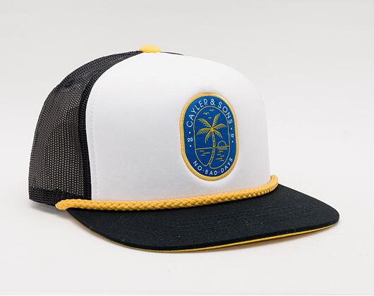 Kšiltovka Cayler & Sons CL No Bad Days Foam Trucker Cap Black/White