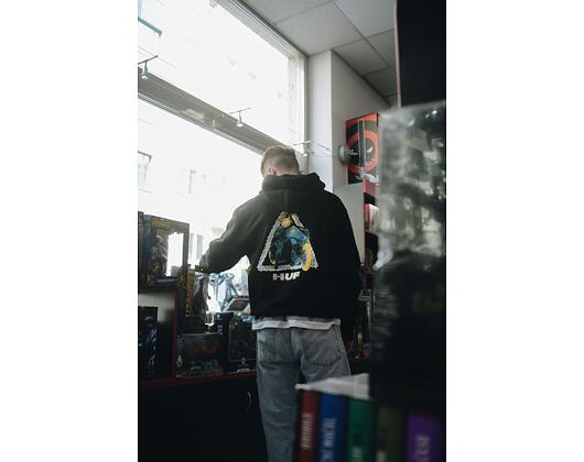 Mikina HUF x MARVEL Ghost Rider TT Hoodie Black