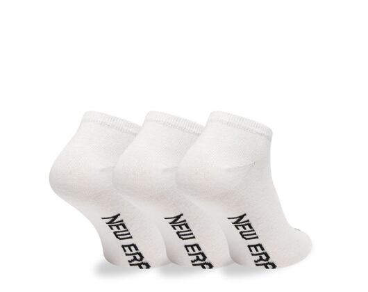 3 páry ponožek New Era Flag Sneaker 3Pack White