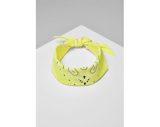 Šátek Urban Classics Bandana Neonyellow