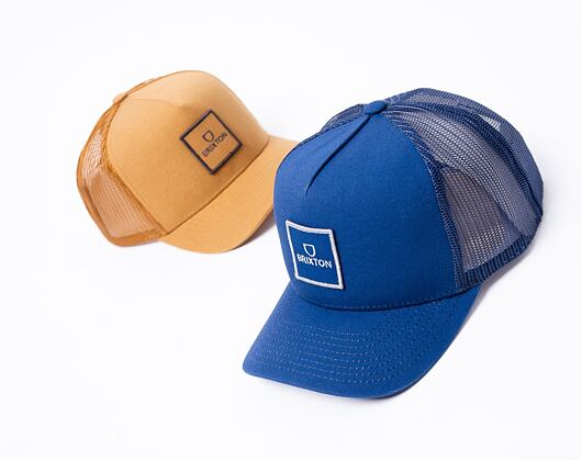 Kšiltovka Brixton Alpha Block X C Mp Mesh Cap Navy Navy