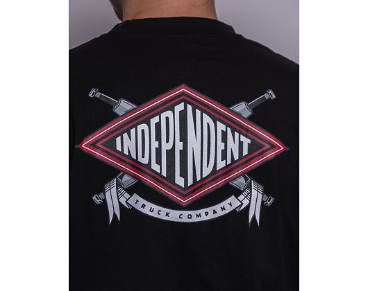 Triko Independent Turn & Burn T-Shirt Black